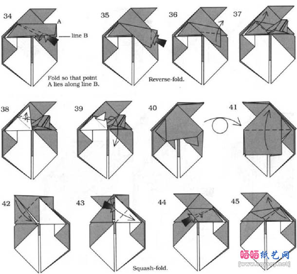 罗伯特鲷鱼折纸教程图解
