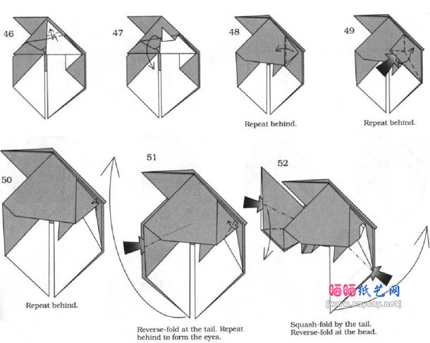 罗伯特鲷鱼折纸教程图解