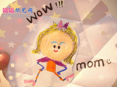 折纸卡片教程-给妈妈的创意生日礼物