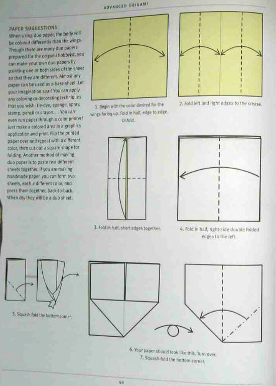 origamido工作室的漂亮蝴蝶的折纸祥细步骤1