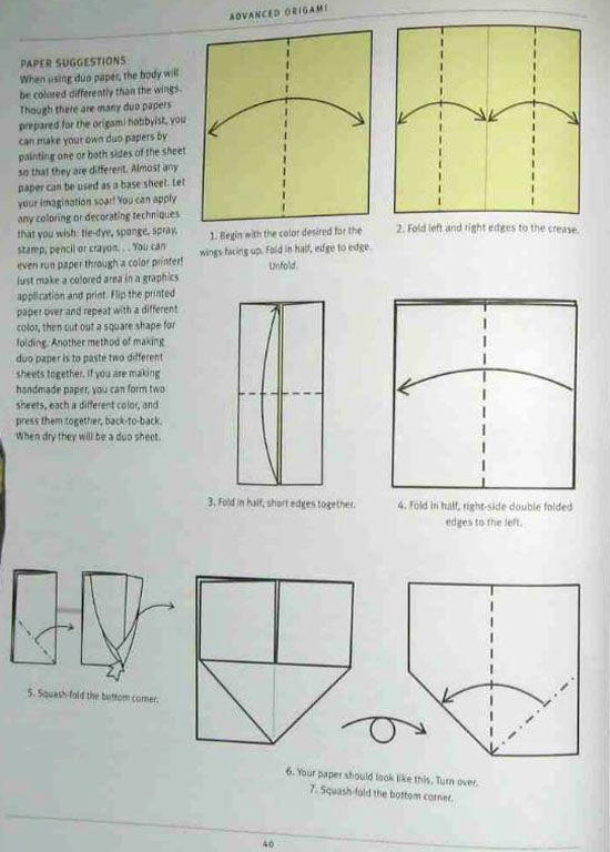 origamido工作室的漂亮蝴蝶的折纸祥细步骤1
