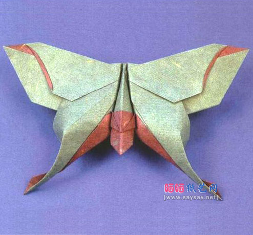 很精致的蝴蝶折纸成品图欣赏