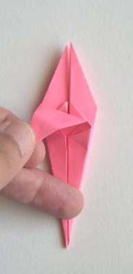 百合花的折纸方法和图解