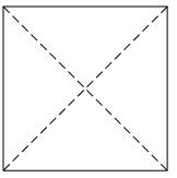 制作八角形的纸张应该从正方形的纸张开始进行折叠操作