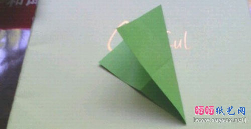 8色礼盒折纸实拍教程步骤3