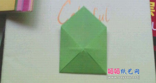 8色礼盒折纸实拍教程步骤6