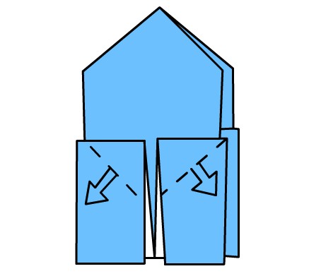 小楼房的实用折纸方法