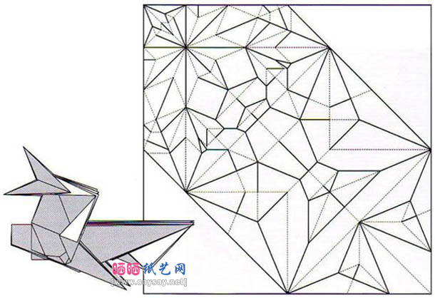 越南马折纸的高清晰CP图