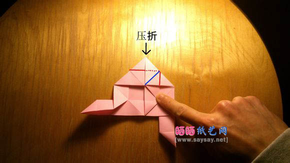 Evi Binzinger折纸纸玫瑰折纸步骤12