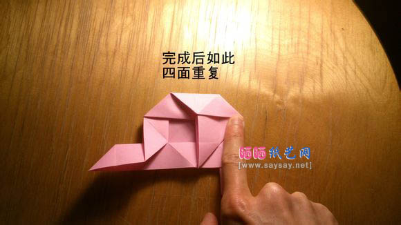 Evi Binzinger折纸纸玫瑰折纸步骤13