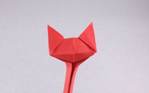 折纸大全-可爱小猫的折法