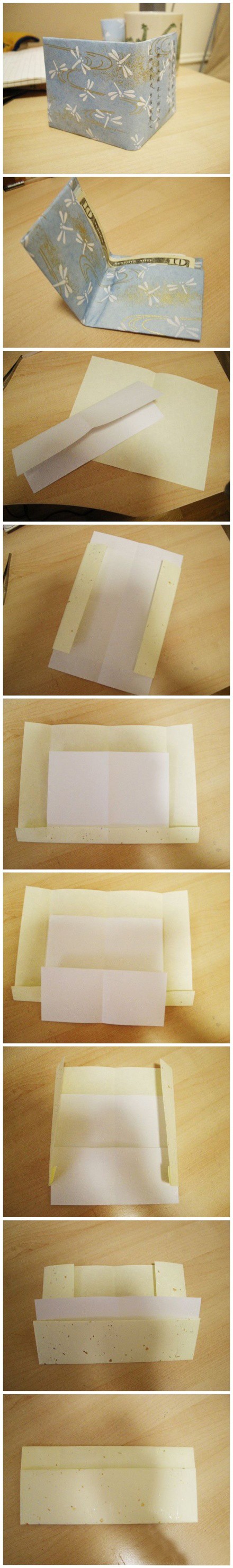 可爱的长方形小钱包折纸方法