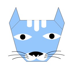猫头面具折纸方法-幼儿儿童折纸教程视频