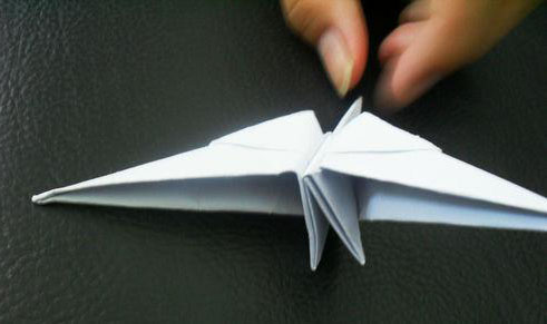 折纸大全-极具观赏性纸飞机的折法