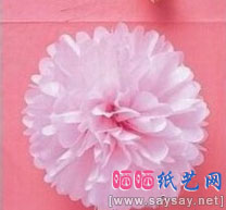 漂亮的花的折纸效果图