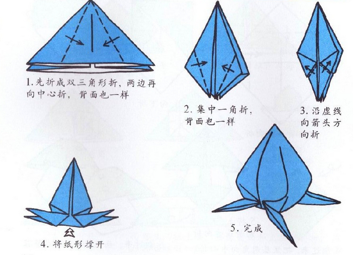 仙桃桃子的手工折纸教程图解