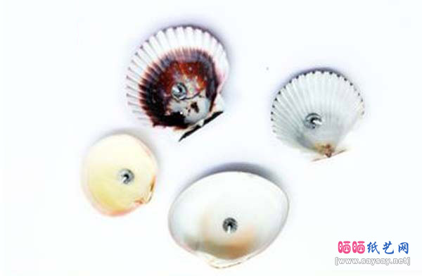 DIY精美浪漫家居装饰贝壳蜡烛图解教程制作步骤2