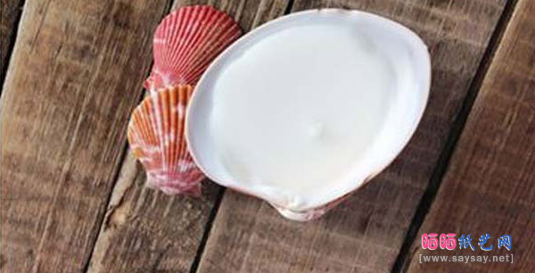 DIY精美浪漫家居装饰贝壳蜡烛图解教程制作步骤6