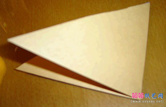 铃兰花折纸详细步骤1