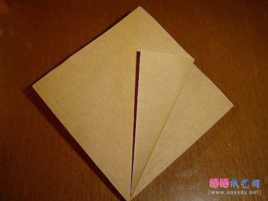 铃兰花折纸详细步骤4
