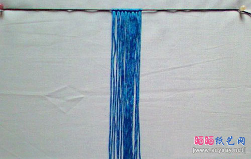 蝴蝶手工编织DIY制作步骤1