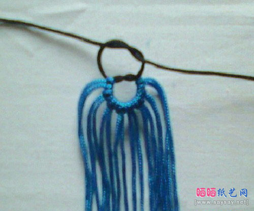 蝴蝶手工编织DIY制作步骤2