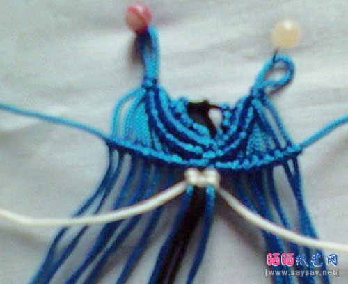 蝴蝶手工编织DIY制作步骤6
