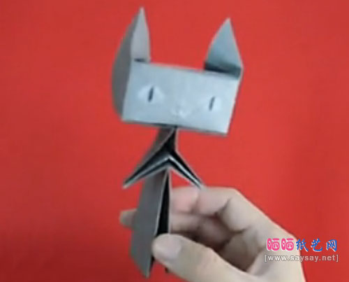 阿布的天猫折纸视频教程成品图