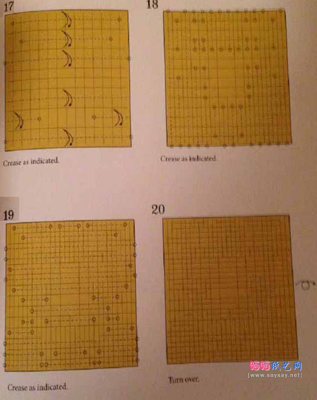 Robert J.Lang折纸教程蜜蜂的折纸步骤3