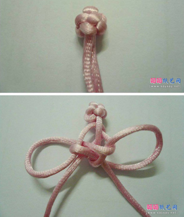 中国传统绳结编织方法之--蜻蜓结打法具体步骤1
