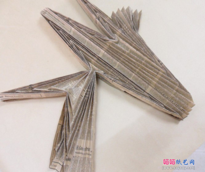 骷髅王SNK手工折纸详细步骤2