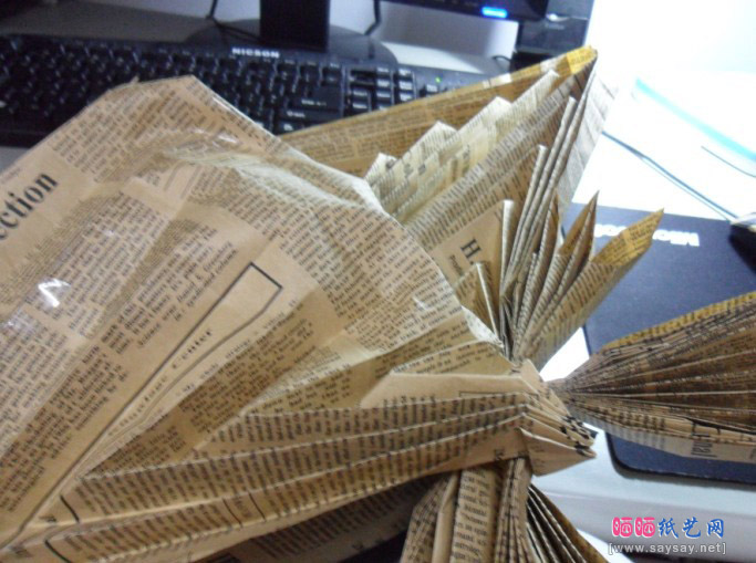 骷髅王SNK手工折纸详细步骤3
