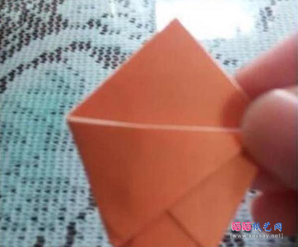 龙猫手指套手工折纸教程图解步骤5