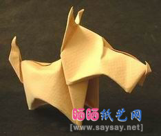 湿法折纸与普通折法的效果区别2