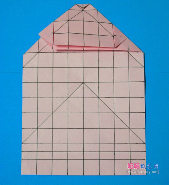 个性折纸带底座玫瑰花手工DIY教程图片步骤4