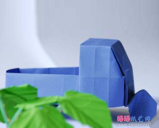 PDAuria折纸三轮车DIY效果图