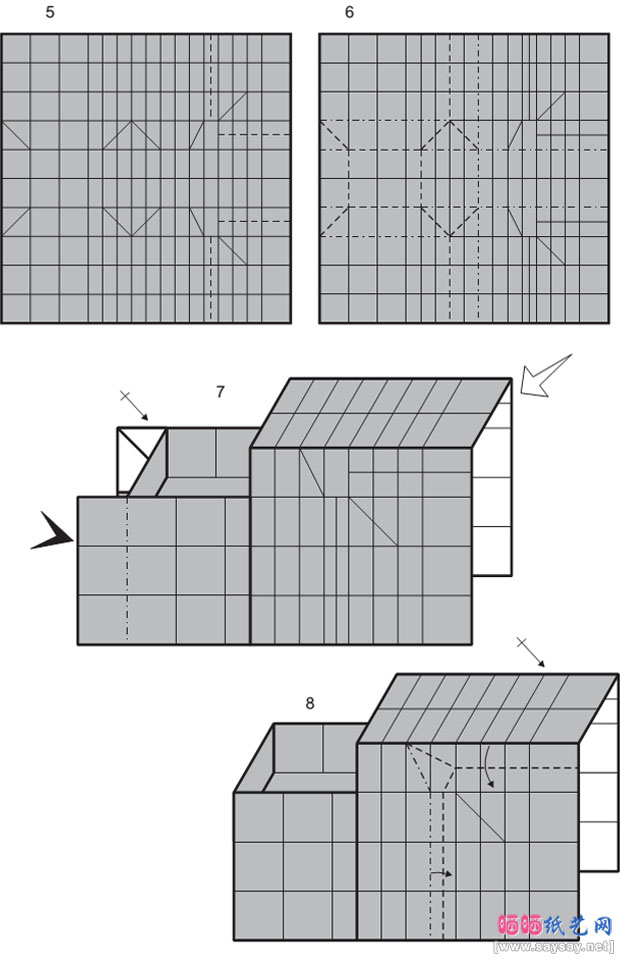 PDAuria折纸三轮车DIY教程图解详细步骤2