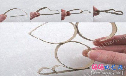 卫生纸芯筒DIY可爱小老鼠制作步骤3