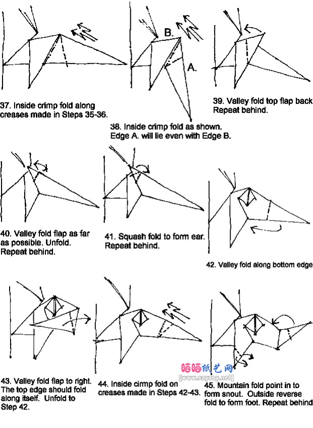 JosephWu的飞猪手工折纸教程的详细步骤5