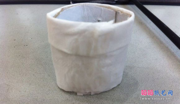 用卫生纸制做婚纱手工DIY教程图片步骤2