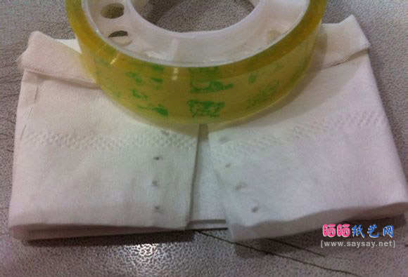 用卫生纸制做婚纱手工DIY教程图片步骤24