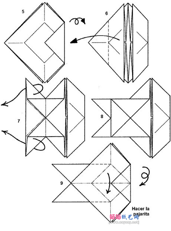 FelipeMorena手工折纸贵妇犬的折法教程图片步骤2