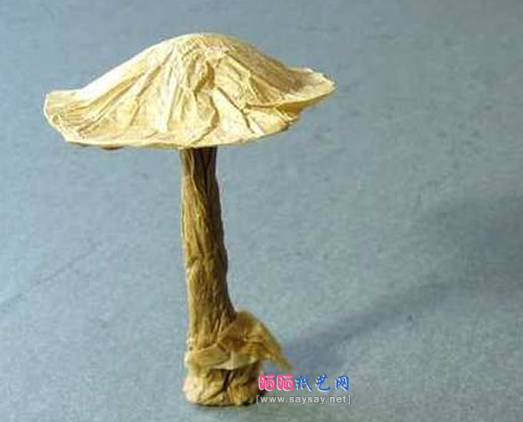 VincentFloderer蘑菇折纸成品图
