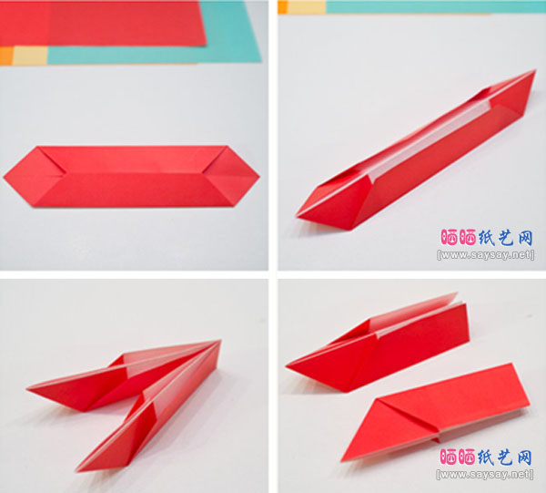 折纸手工制作精美花钟表DIY教程图片步骤1