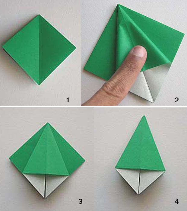 立体折纸可爱青蛙的折法教程图片步骤1