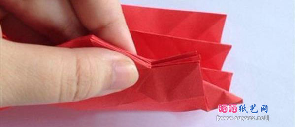 教你如何制作纸灯笼 漂亮纸灯笼手工折纸制作教程图片步骤23