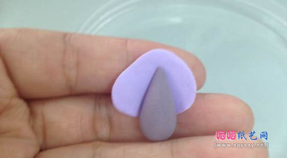 逼真的渐变玫瑰花软陶粘土手工制作教程图片步骤5