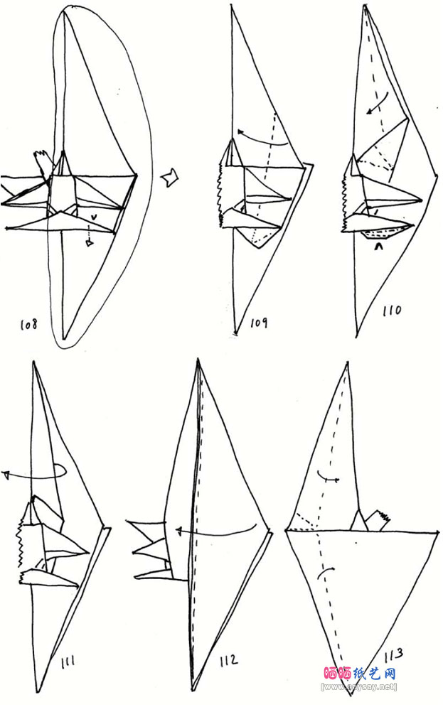 manuelsirgo折纸龙虾教程图片步骤12