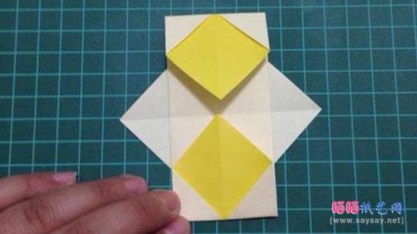 如何折纸灯笼 一款漂亮的元宵节手工折纸灯笼的做法教程图片步骤6