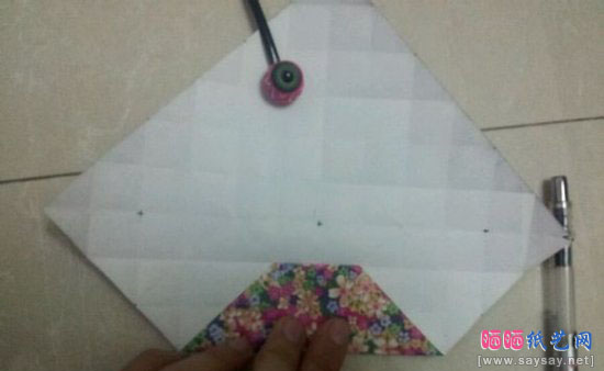 实用的千纸鹤盒子手工折纸实拍教程图片步骤18